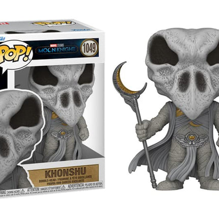 POP Marvel: Moon Knight - Khonshu Funko Pop! Vinyl Figure (Bundled with Compatible Pop Box Protector Case), Multicolor, 3.75 inches