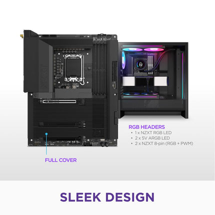NZXT N7 Z890 - Intel Z890 LGA 1851 ATX Motherboard - Black