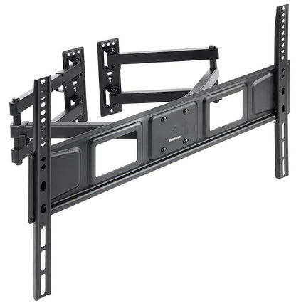 Monoprice Corner Friendly Full-Motion Articulating TV Wall Mount Bracket for TVs 32in to 70in, Max Weight 99lbs, VESA Patterns Up to 600x400, Fits Curved Screens - Cornerstone Series