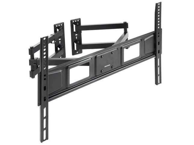 Monoprice Corner Friendly Full-Motion Articulating TV Wall Mount Bracket for TVs 32in to 70in, Max Weight 99lbs, VESA Patterns Up to 600x400, Fits Curved Screens - Cornerstone Series