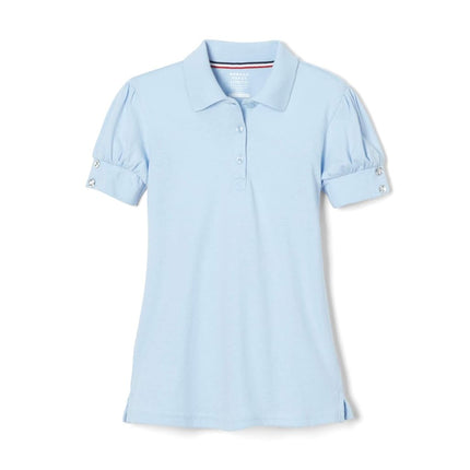 French Toast girlsSA9432Puff-sleeve Polo School Un
