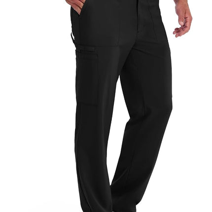 Dickies EDS Essentials by Men's Drawstring Cargo Scrub Pant Large Black