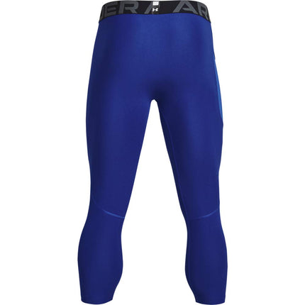 Mallas de chándal 3/4 HeatGear para hombre de Under Armour, azul royal (400)/blanco, XL