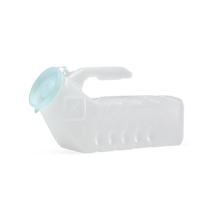 Orinal Medline con tapa que brilla en la oscuridad, transparente de Medline