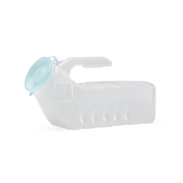 Medline Urinal with Glow-in-the-Dark Lid, Clear by