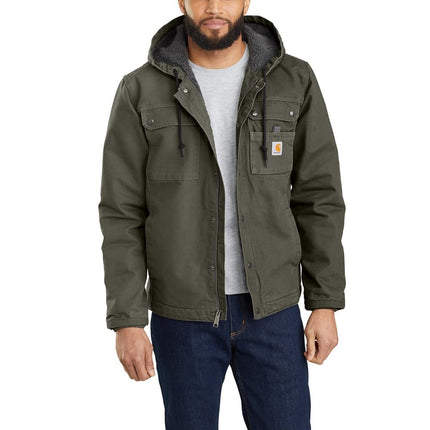 Carhartt Men's Relaxed Fit Washed Duck Sherpa-Line