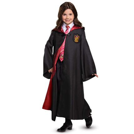 Disguise Robe de luxe enfant Gryffondor Harry Potter, accessoire de costume, Noir et rouge, Taille enfant M (7-8 ans)
