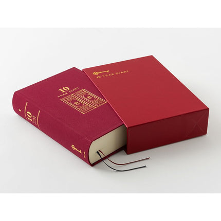Midori 12860006 Diary, 10-Year Consecutive Door