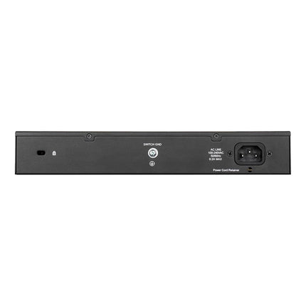 D-Link DGS-1100-16V2 - 16-Port Gigabit Smart Managed Switch with VLAN support, layer 2 features, QoS, 802.3az EEE, Fanless , Black