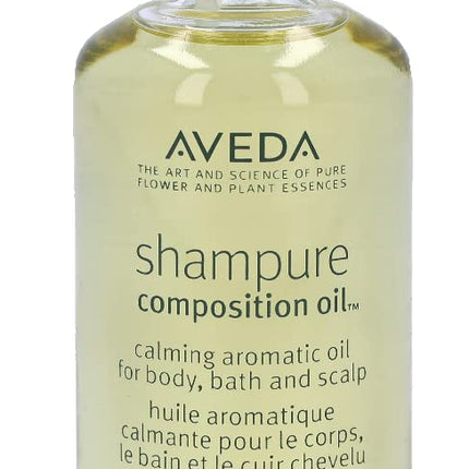 Aveda Shampure Composition Oil | Bath, Body & Scalp | with Meadowfoam Oil & Certified Organic Sunflower | Calming Aroma of Certified Organic Lavender, Petitgrain, Ylang Ylang, 1.7 Fl Oz