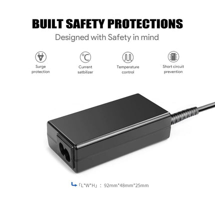 Chargeur d'alimentation KFD 65W pour stations d'énergie portables Jackery Explorer 160/240/E160/E240, batteries au lithium Honda HLS 290 167Wh 240Wh, crête 150W 400W PN: YHY-12005000 DS120060C8-W 56101600 32120000