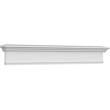 Ekena Millwork CRH07X95 95-Inch Bottom Width x 98 1/2-Inch Top Width x 7 1/4-Inch H x 1-Inch P Crosshead with Trim