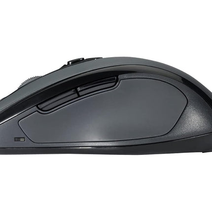 Kensington Pro Fit Wireless Mouse - Mid-Sized 5-Button Optical Home Office Wireless Mouse with Ergonomic Right-Handed Shape and Plug & Play Set Up - Compatible with Windows & MacOS - Grey