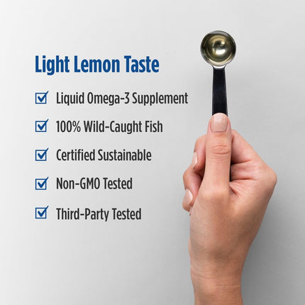 Nordic Naturals Omega-3 Lemon 8 fl oz 237 ml