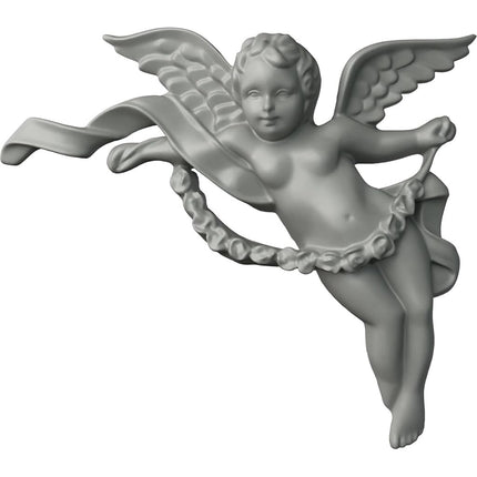 Ekena ONL05X06X01AN-R 5 W x 6 5/8" H x 1 1/8" P Angel Onlay, Right, Primed