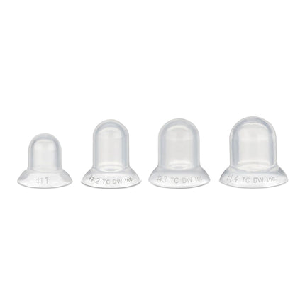 Coupelles Souples pour Mamelons Plats, Rentrés ou Inversés (Taille 3)