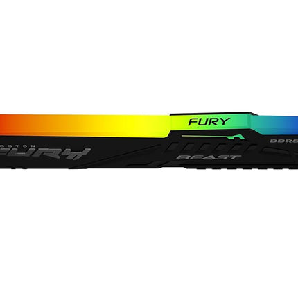 Kingston Technology Kingston Fury Beast 32GB 6000MT/s DDR5 CL36 RGB Desktop Memory Single Module | Infrared Syncing | AMD Expo | Plug N Play | KF560C36BBEA-32
