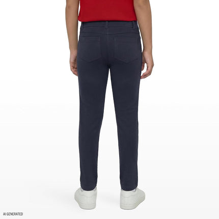 IZOD Juniors Uniform Stretch Jegging, Navy, 3-5
