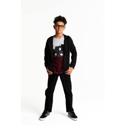 French Toast Big Boys' Fleece Hoodie - Gray, 18-20