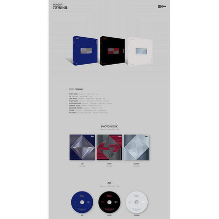 BIGHIT Ent. ENHYPEN - Border : Carnival (2nd Mini Album) Album+Extra Photocards Set (Hype ver.), L200002158