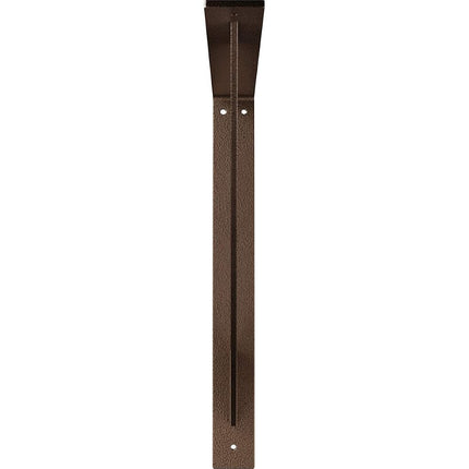 Ekena Millwork BKTM02X18X18TRHDB Steel Bracket Traditional, 2"W x 18"D x 18"H, Hammered Dark Bronze