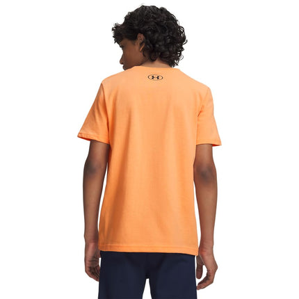 Under Armour Boys Sportstyle Left Chest T-Shirt Orange S