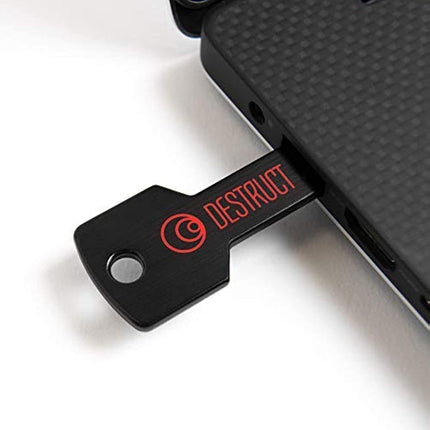 Destruct USB gadget - Herramienta de borrado de datos de computadora - Borre su disco duro - Destrucción de grado militar l Borre todos sus datos l Borrado de disco duro de PC l Venda su laptop limpia