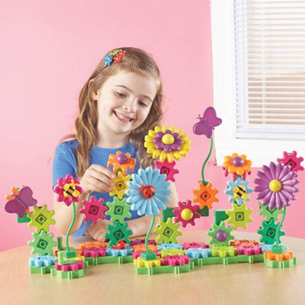 Learning Resources Gears! Gears! Gears! Build & Bloom Flower Garden, Gears & Construction Toy, STEM Toys, Gears for Kids