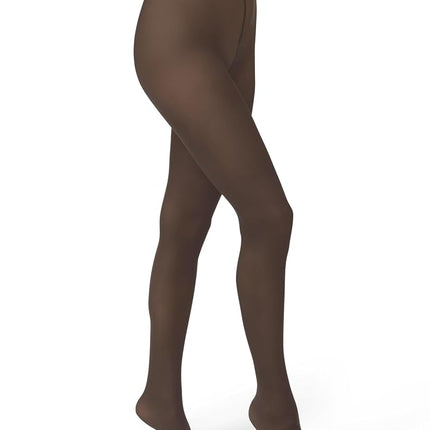 HUE womensU4689-1U4689 Tights - Brown - Large