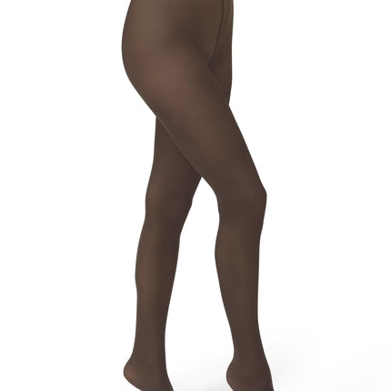 HUE womensU4689-1U4689 Tights - Brown - Large