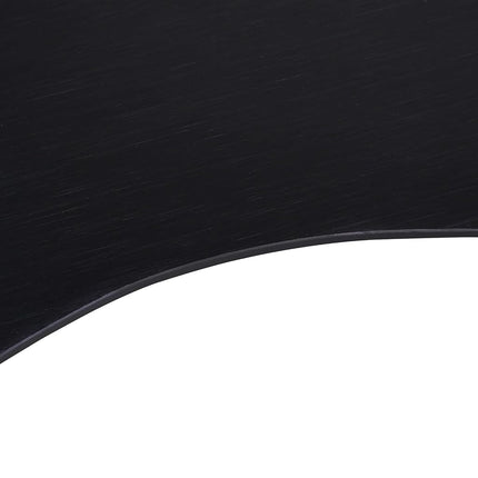Banworks CNC Processed Aluminum Tele Pickguard 1.5mm-Thick 1 Ply 8-Hole Straight Edge Electric Guitar Pickguard Scratch Plate for USA/MEX Fender Ultra Tele Standard Telecaster TL JT/HB-03 Black
