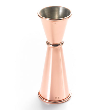 Barfly Japanese Style Jigger, 1 oz x 2 oz, Copper