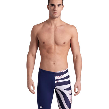 ARENA Men's Performance Multi Stripes Swim Jammer