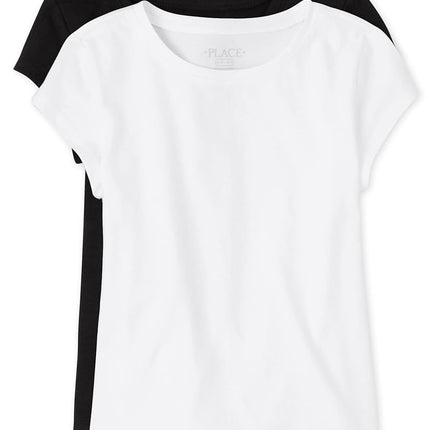 T-shirt de superposition basique à manches courtes The Children's Place pour filles