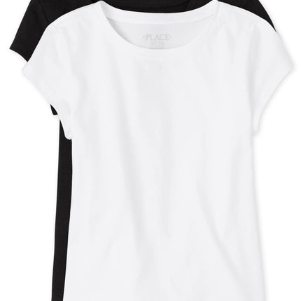 The Children's Place Girls' Short Sleeve Layering 