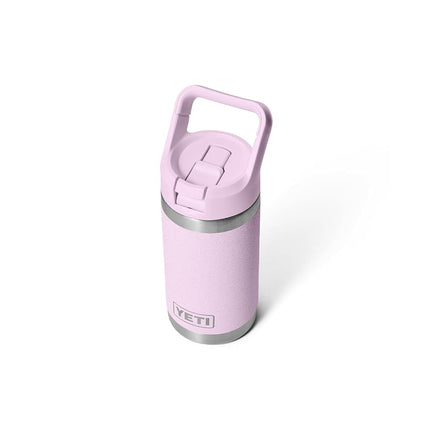 YETI Rambler Jr. 12 oz Kids Bottle, with Straw Cap, Cherry Blossom