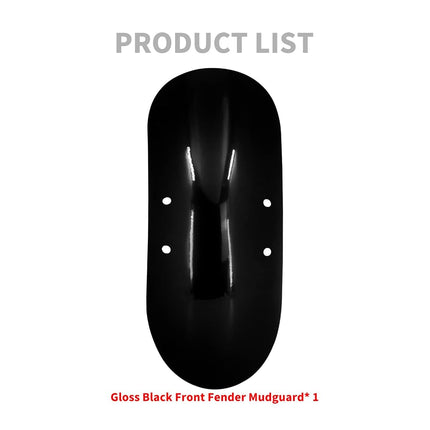 HDBUBALUS Motorcycle Short Front Fender Mudguard Fit for Harley Sportster Forty Eight XL1200X 2010-2017 Gloss Black