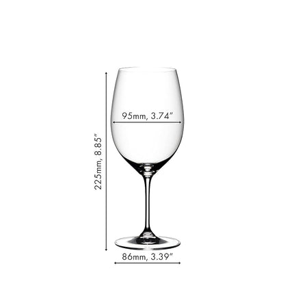 Riedel Vinum 6416/0 Bordeaux Red Wine Glass - Set of 2