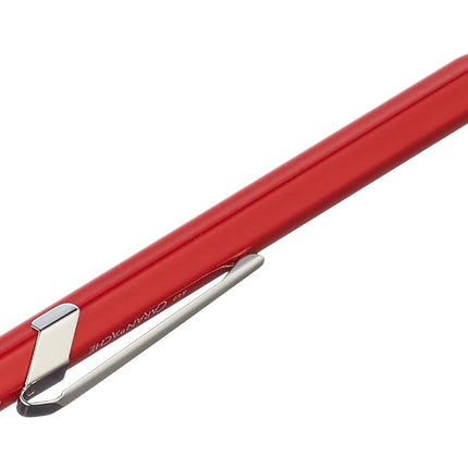 Caran d'Ache 849 Metal Range Ball Pen - Red with Red Cartridge