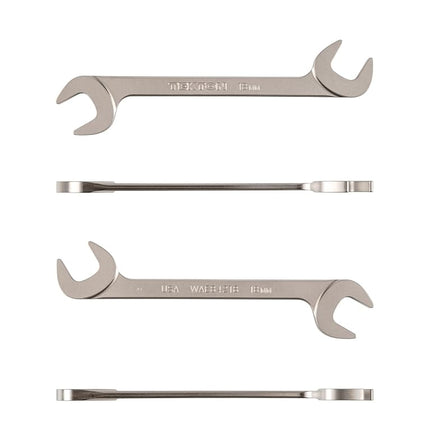 TEKTON 18 mm Angle Head Open End Wrench | WAE84218 | Made in USA