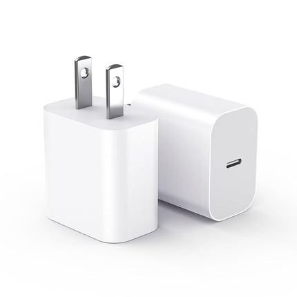 iPhone 12 Charger Block 2Pack 20W USB-C Wall Charg