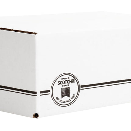 Scotch Mailing Box, For Shipping, Movcing, and Storage, 9.5 in x 6 in x 3.75 in, White, 12-Pack