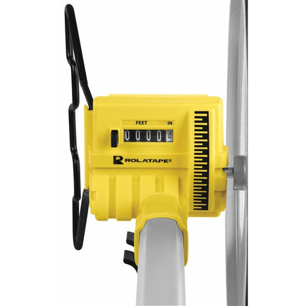 BOSCH Rolatape RT312 12.5-Inch Aluminum Measuring Wheel - Lightweight, Durable Design, Ideal for Landscaping & Construction, Yellow