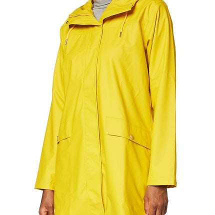 Helly Hansen Women's W Moss Rain Coat, Essential Yellow, XS