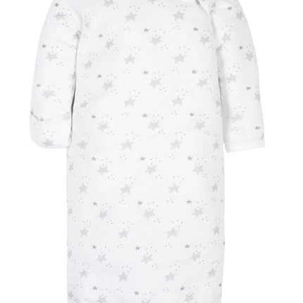 Gerber Baby 4-Pack Gowns, Sheep Grey, Preemie