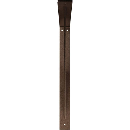 Ekena Millwork BKTM02X20X20LEHDB 2 inch W x 20 inch D x 20 inch H Legacy Steel Bracket, Hammered Dark Bronze