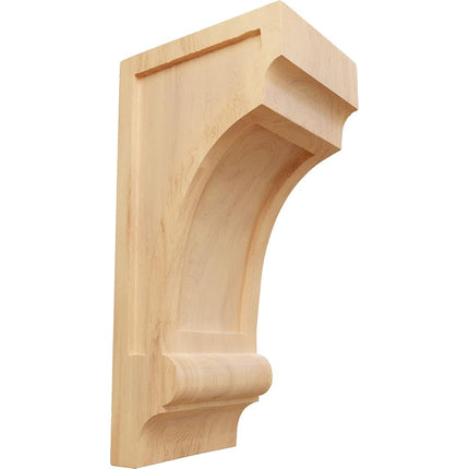 Ekena CORW06X07X14DIRO 5 1/2-Inch Width x 7-Inch Depth x 14-Inch Height Diane Recessed Wood Corbel - Red Oak