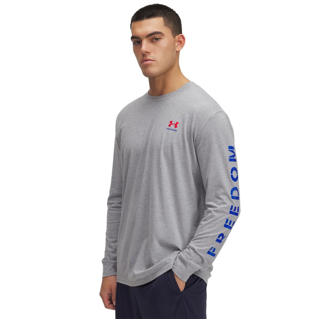 Under Armour Mens Freedom Flag Long Sleeve T Shirt