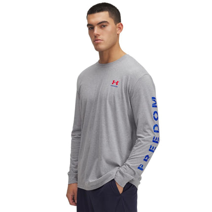 Under Armour Mens Freedom Flag Long Sleeve T Shirt