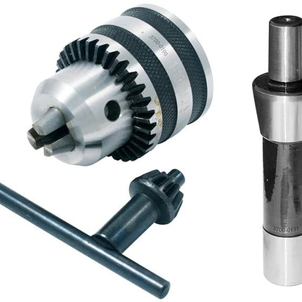 HHIP 9999-0010 3/8" JT2 Drill Chuck with R8 Arbor